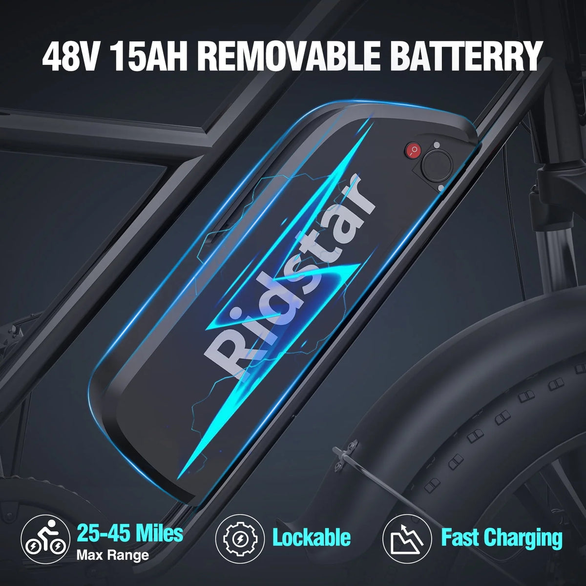 Electric Bike for Adults,750W 30-70Miles 48V 15AH Removable Battery Ebike 20" x 4.0 Fat Tire Beach Commuting E-Bike 2 Seater W/Fork Suspension UL2849
