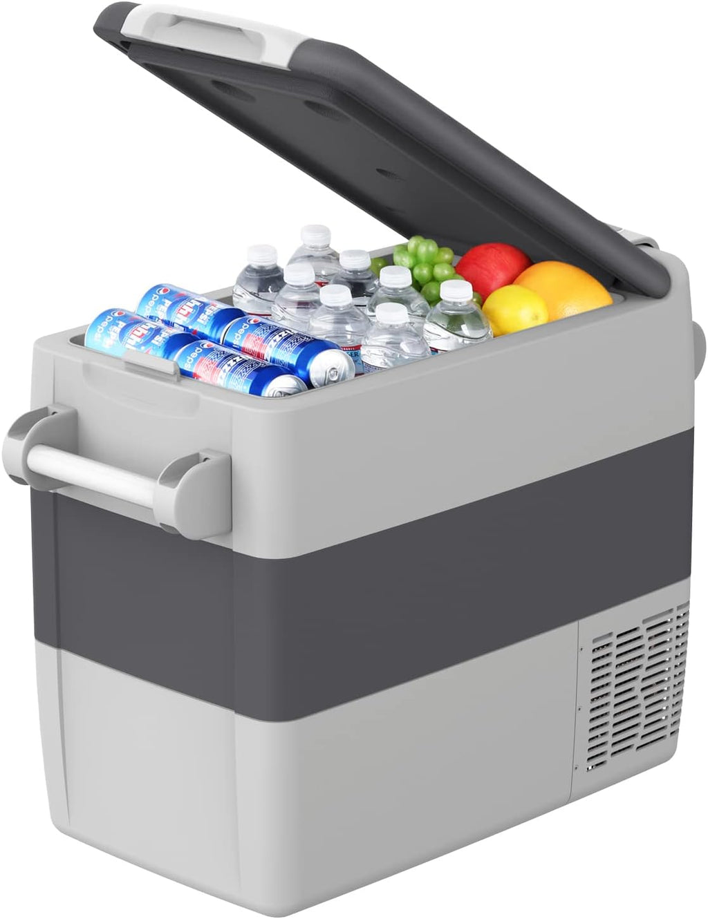 AJ30 Portable Refrigerator,Portable Freezer,32 Quart(30L) Electric Cooler,Car Refrigerator,12/24V DC Cable & 110/240V AC,Car Fridge for Camping,Truck,RV,Travel,Fishing,3-YEAR Warranty