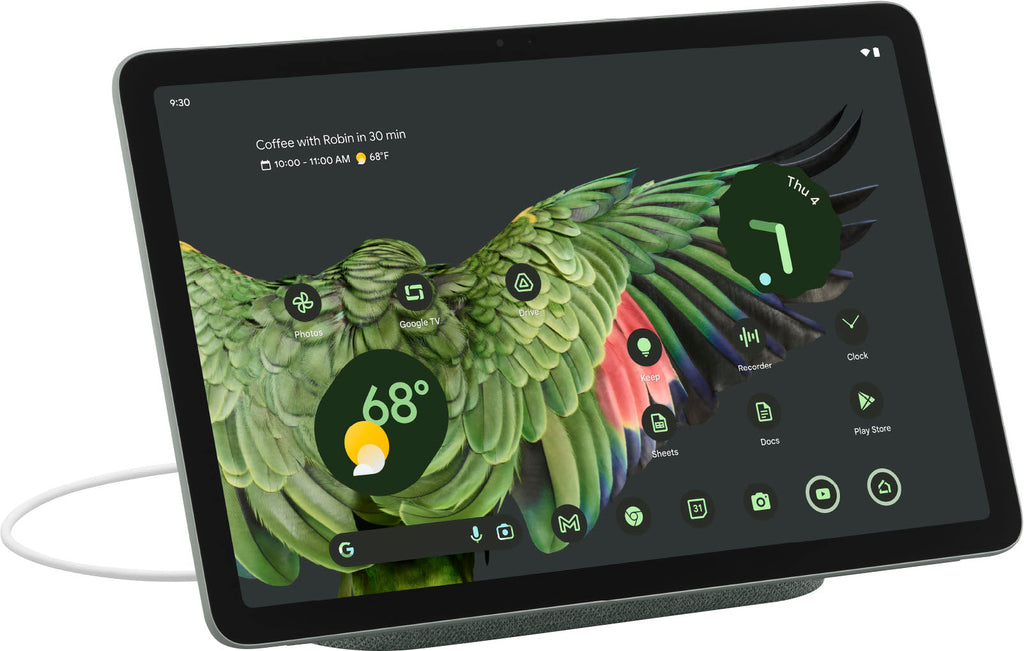 Google - Pixel Tablet with Charging Speaker Dock - 11" Android Tablet - 256GB - Wi-Fi - Hazel