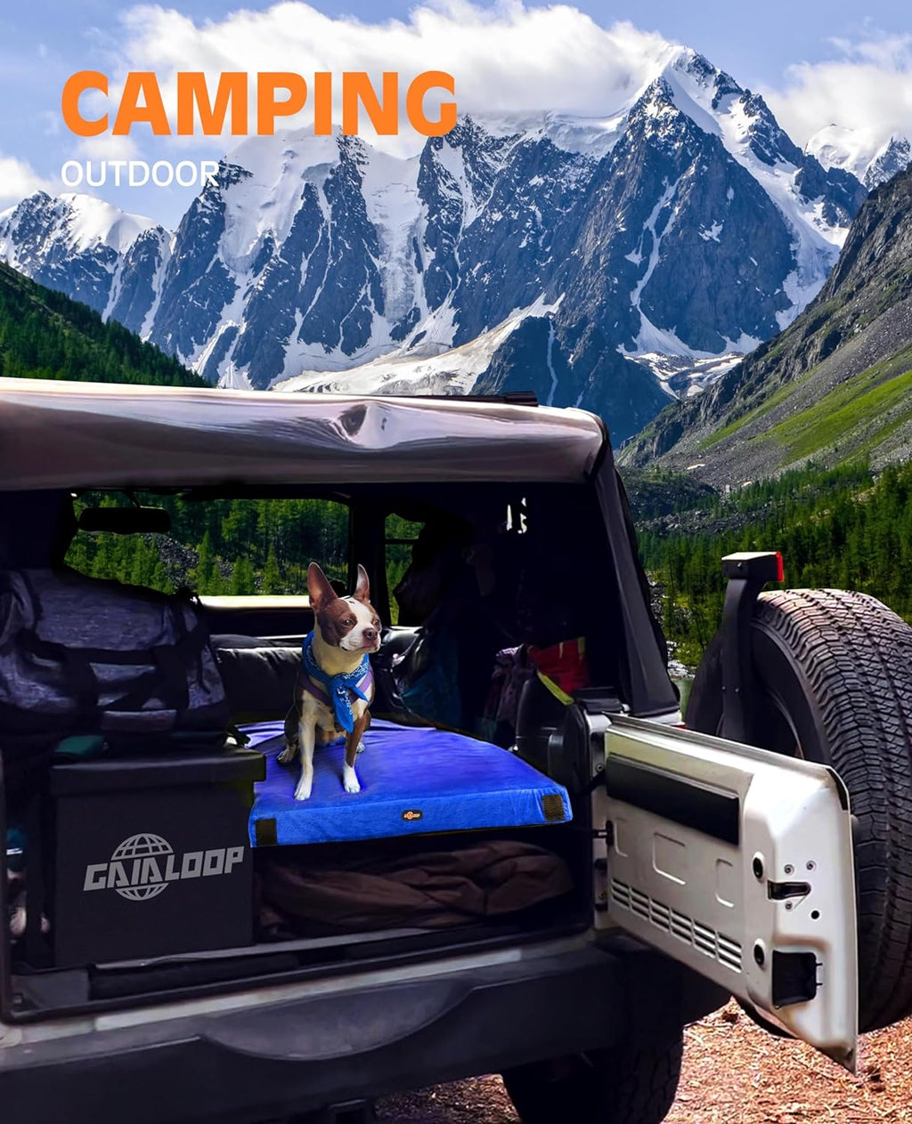 Thick Memory Foam Camping Pad Futon Mattress Full, Portable Floor Sleeping Mat Sleepover Guest Bed Roll Up Mattress for Indoor Outdoor Travel