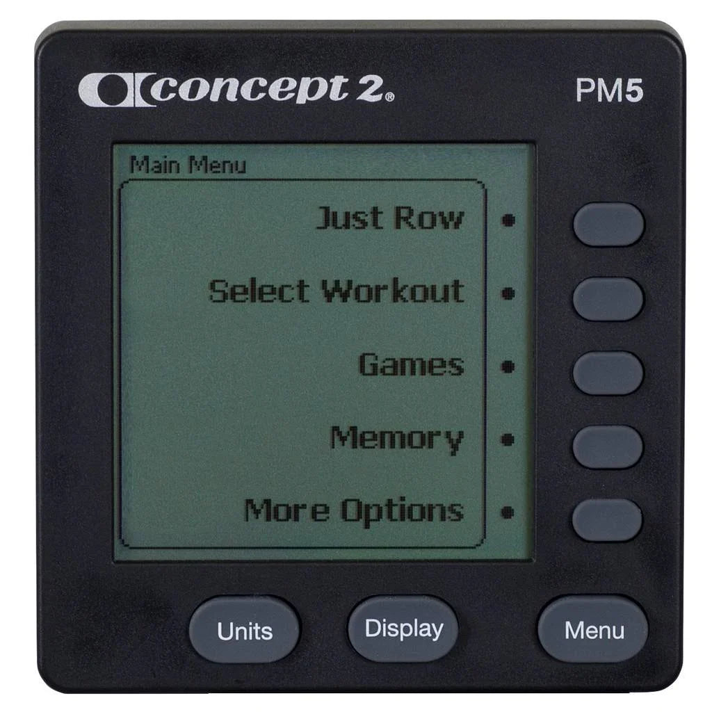 Concept2 Model D Indoor Rowing Machine with PM5 Display Light - Gray