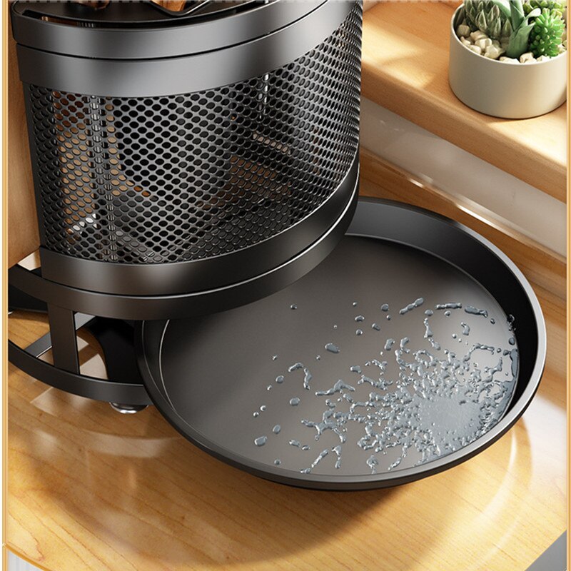 360�� Rotating Kitchen Organizer Shelf Box