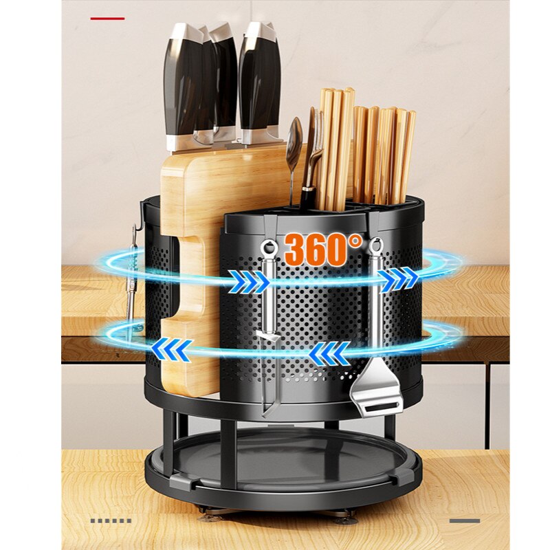 360�� Rotating Kitchen Organizer Shelf Box