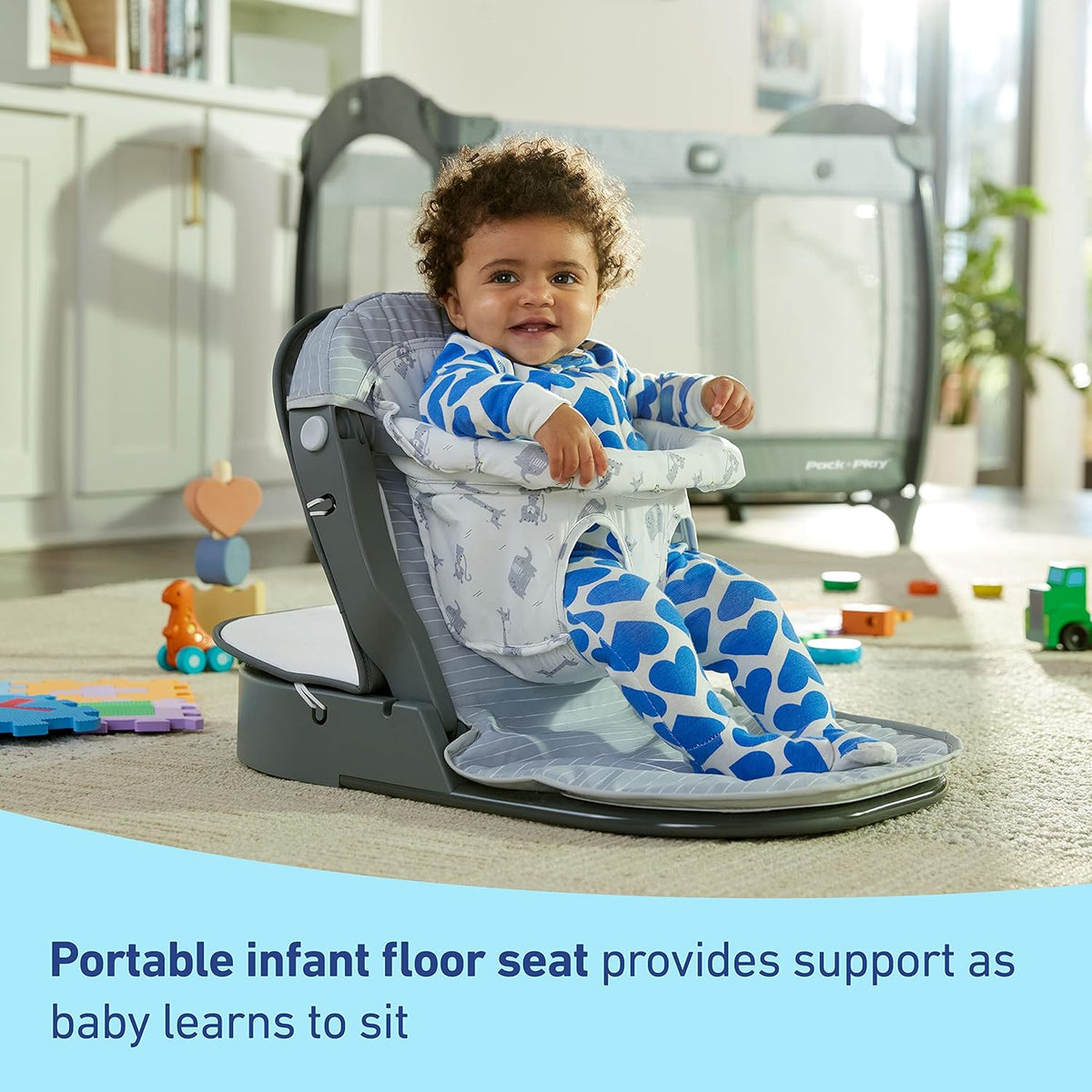 Graco Pack 'n Play Close2Baby Bassinet Playard Features Portable Bassinet Diaper Changer and More, Derby