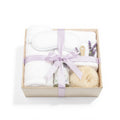 12-piece organic cotton spa gift set with lavender bath salts, oils, and plush towels