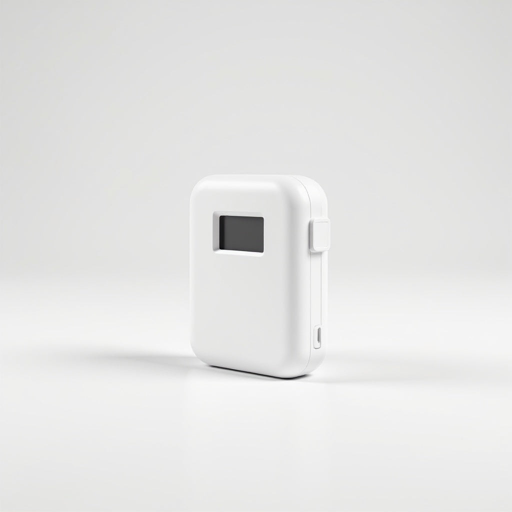 Side view showing USB-C charging port and Bluetooth pairing indicator light