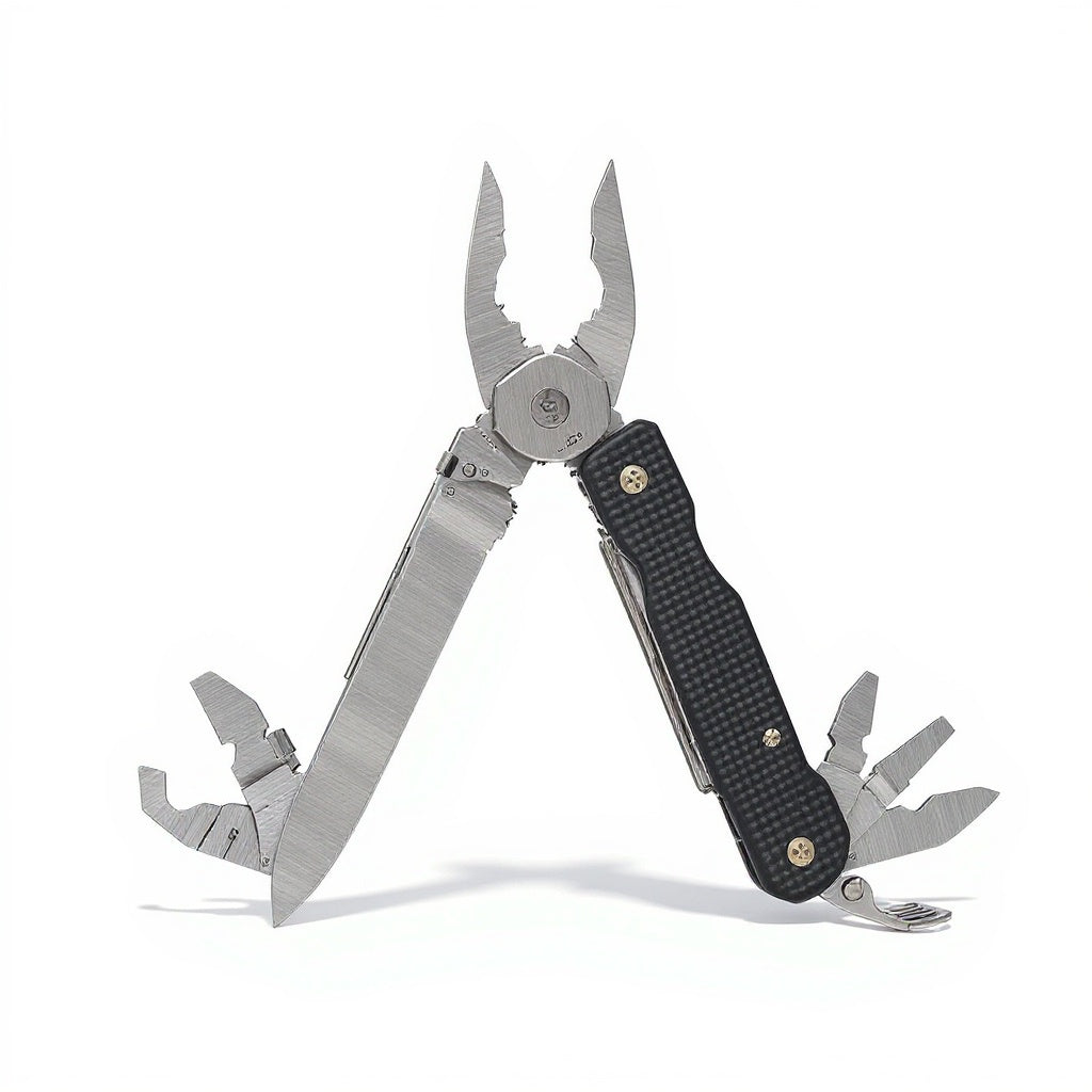 Safety liner lock mechanism and textured ergonomic grip handle profile