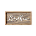 Rustic farmhouse wooden family name sign (12x8 inches) personalized with custom text